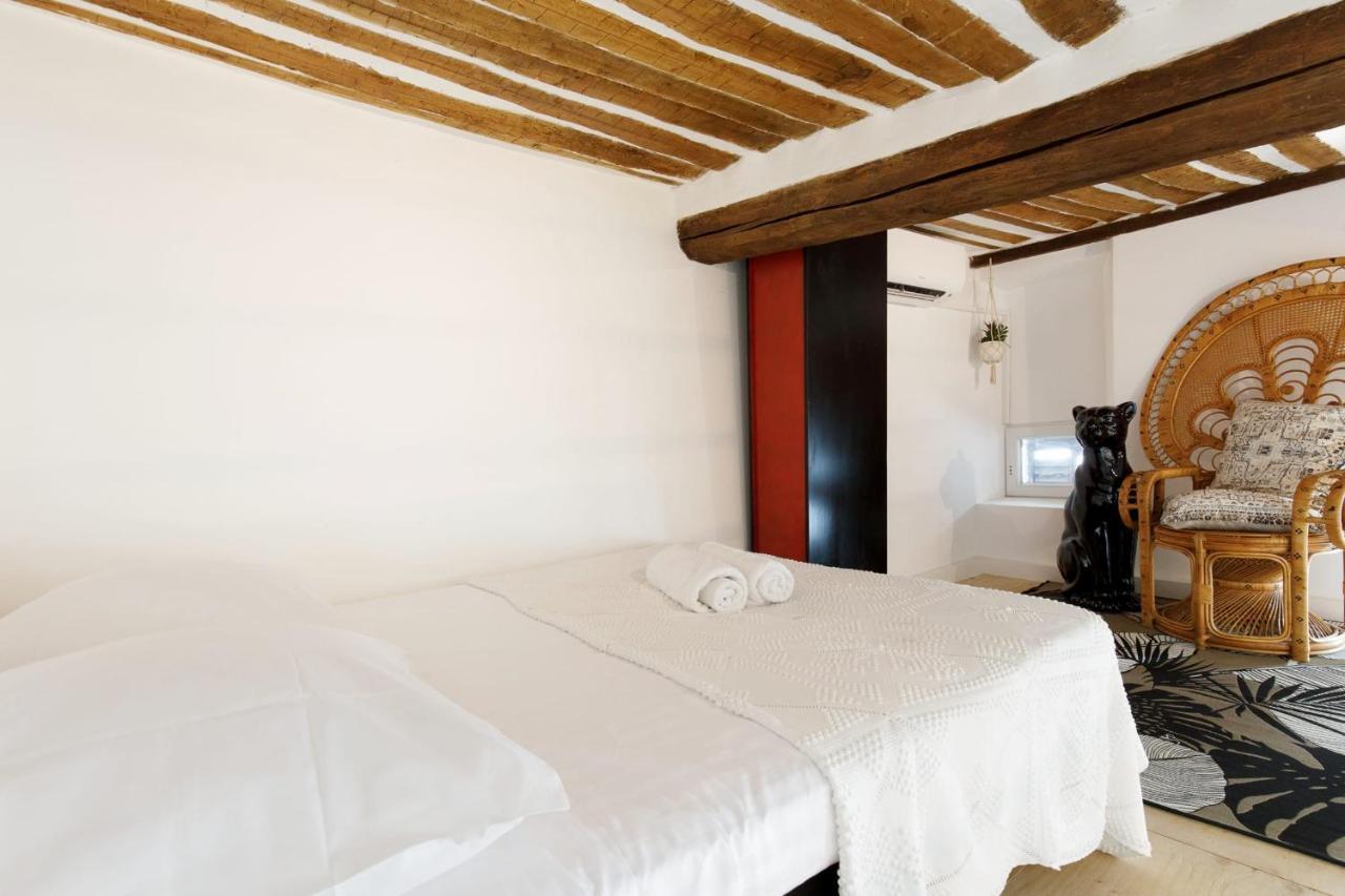 Appartamento Superb Air-Conditioned Loft In The Heart Of Viel Antibes Esterno foto