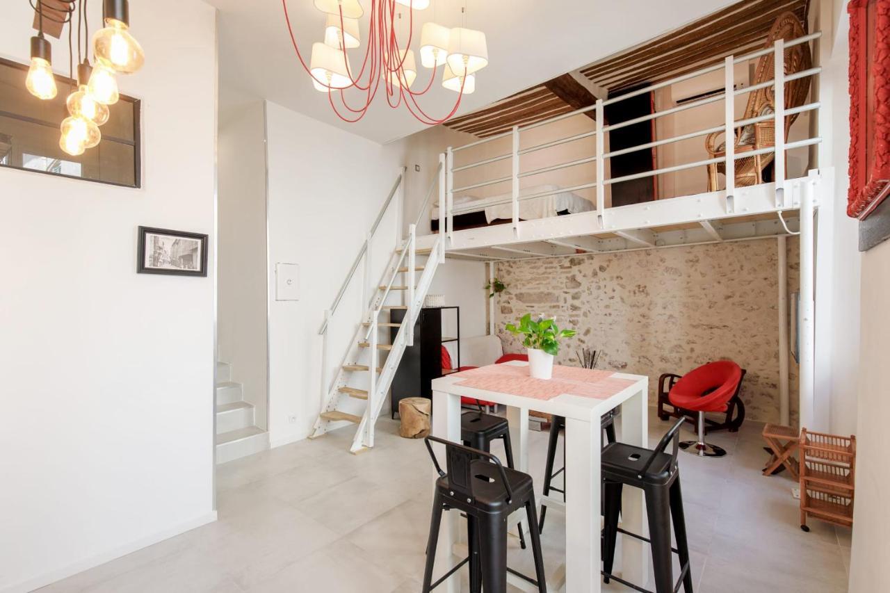 Appartamento Superb Air-Conditioned Loft In The Heart Of Viel Antibes Esterno foto